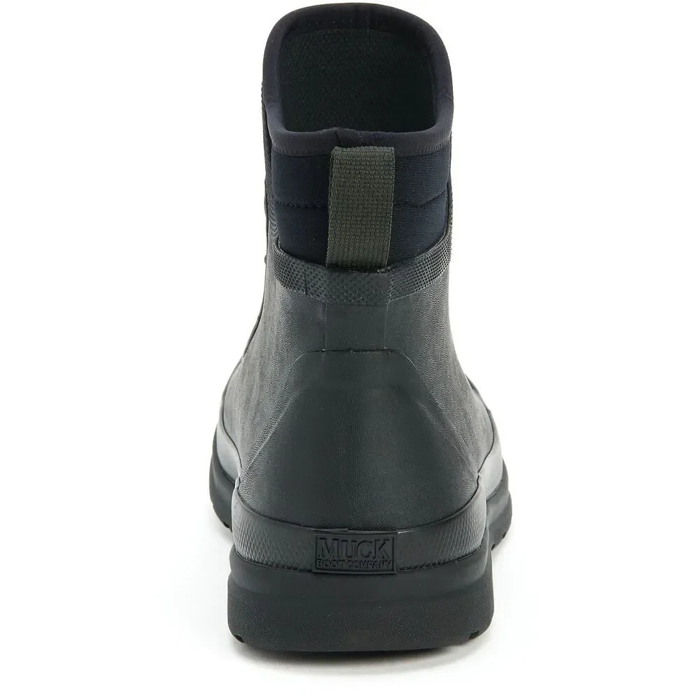 Muck Boot Women's Original Lace Up Boots Waterproof 8 Black Rain Snow Work Boots